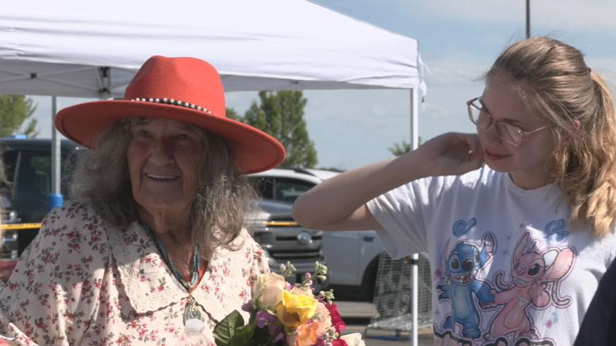 A Carrollton, Kentucky, woman sang at Walmart Sunday for a cause she believes in