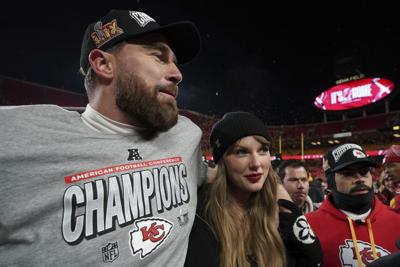 Travis Kelce and Travis Swift