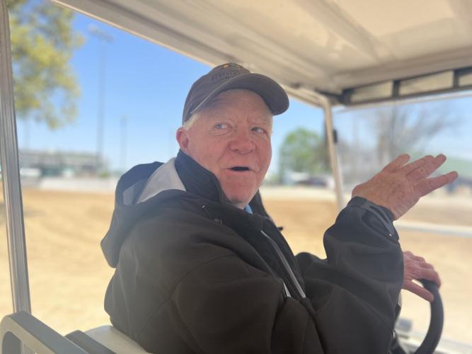 Barry Northern with KY Derby Museum takes crew on tour of backside