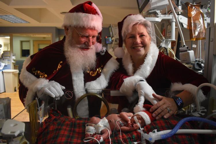 UofL Hospital NICU Babies at Christmas