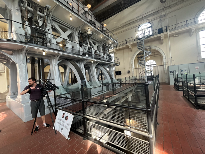 Pumping station at the Louisville Water Tower
