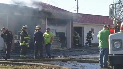Deputy, Ind. fire station fire