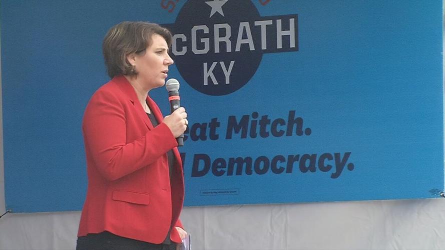 Amy McGrath in Louisville