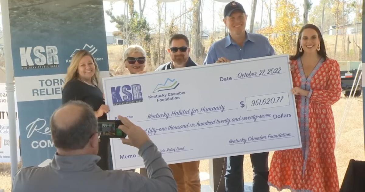 1 million donation to help Kentucky tornado victims Wdrbvideo