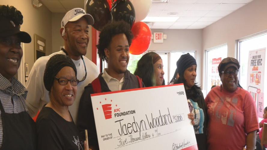 Jaedyn Woodard KFC Foundation $5K scholarship
