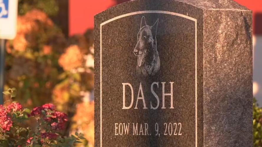 K-9 Dash memorial in Shepherdsville - 11.2.23