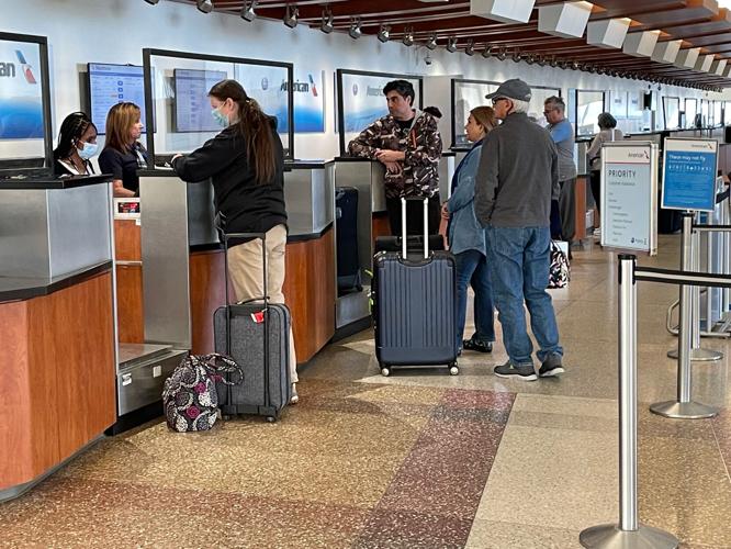 Travelers at Louisville Muhammad Ali International Airport