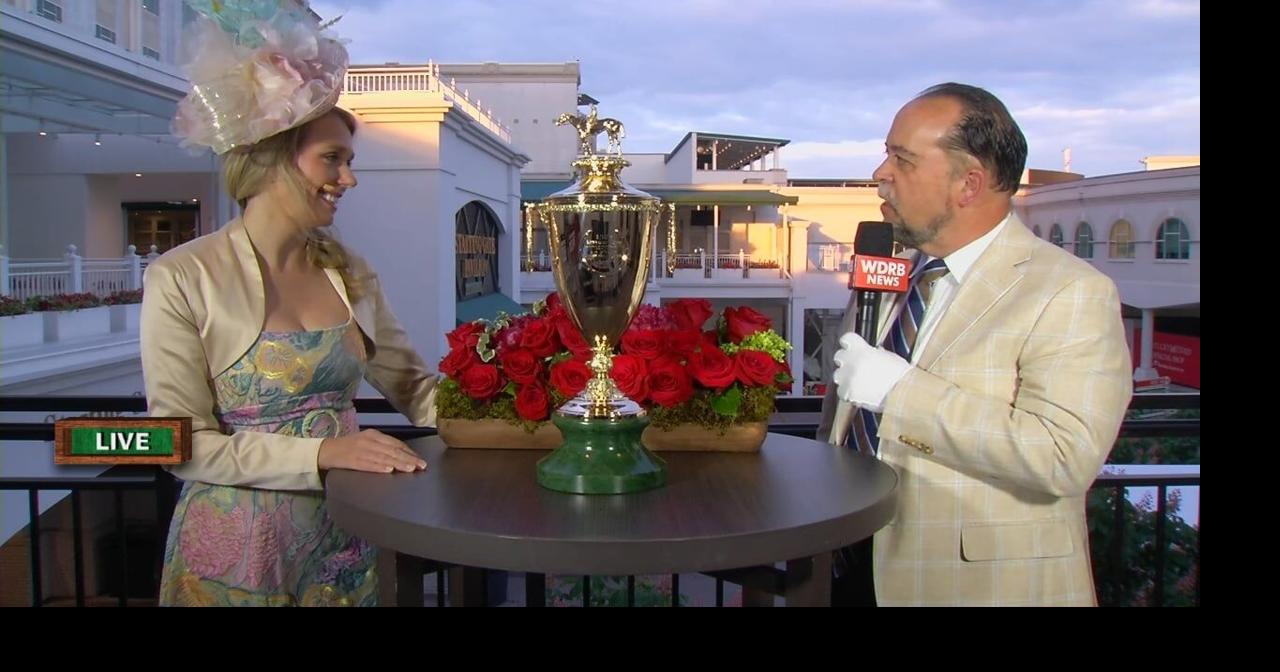 Chris Goodlett gives WDRB a close-up look at the Kentucky Derby trophy