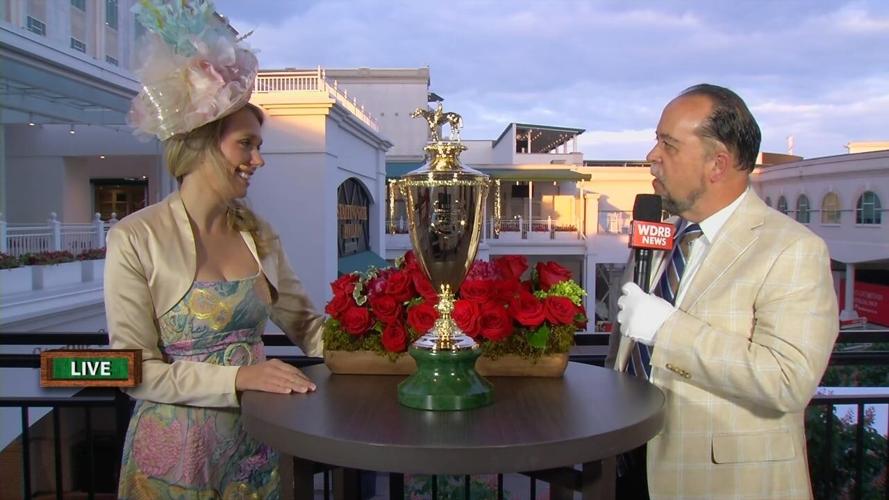 Chris Goodlett gives WDRB a close-up look at the Kentucky Derby trophy