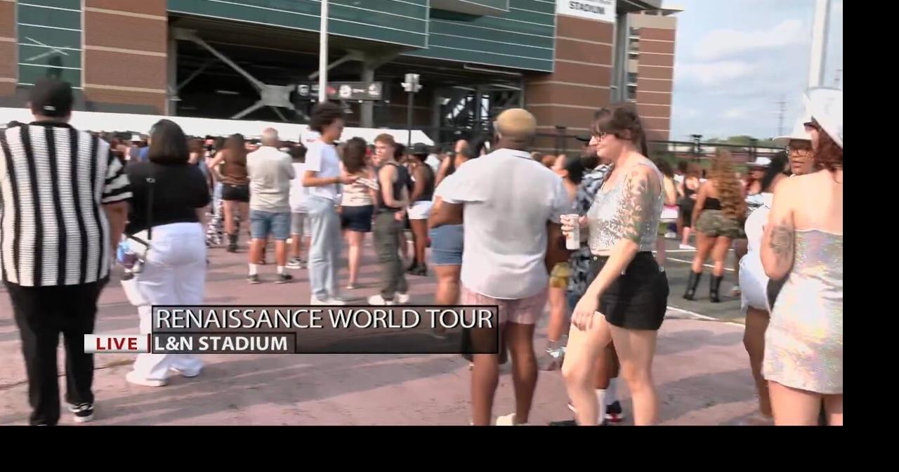 Crowd filling L&N Stadium for Beyonce concert in Louisville Wdrb