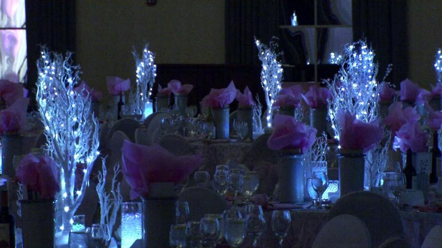 Decorations at Fillies Derby Ball