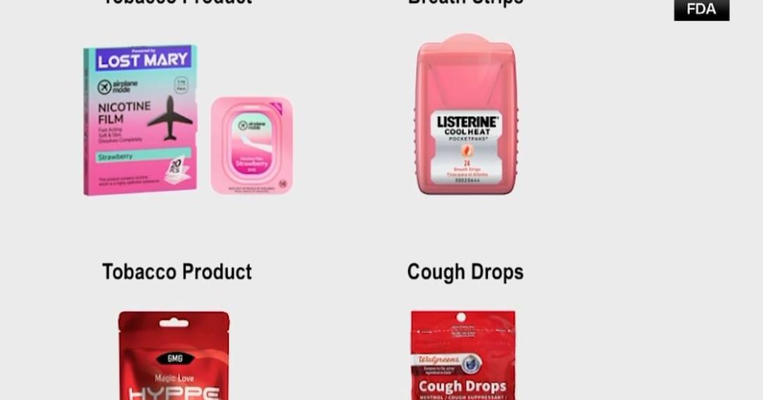 FDA issues warning about nicotine products packaged as candy