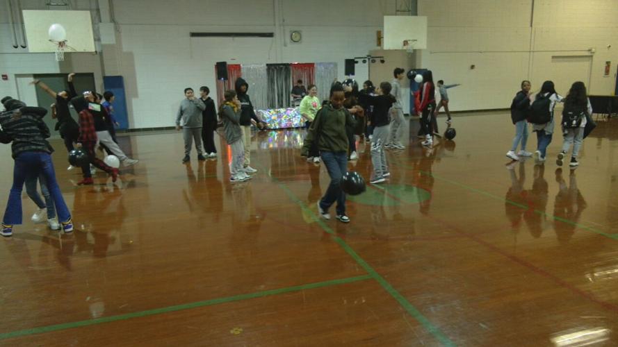 Tomas Jefferson Middle School Stomp Bullying Ball 11-2-23