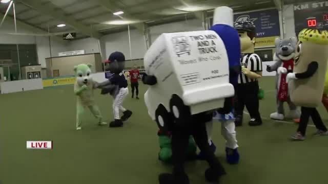 Mascot Bowl XV First Play Action