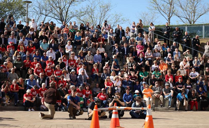 Crowd watches at Muhammad Ali Center.JPG