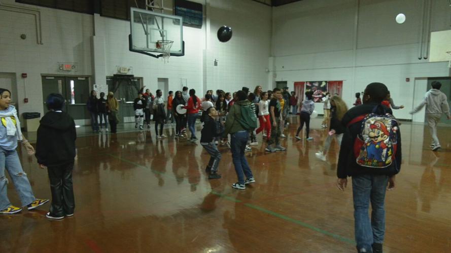 Tomas Jefferson Middle School Stomp Bullying Ball 11-2-23