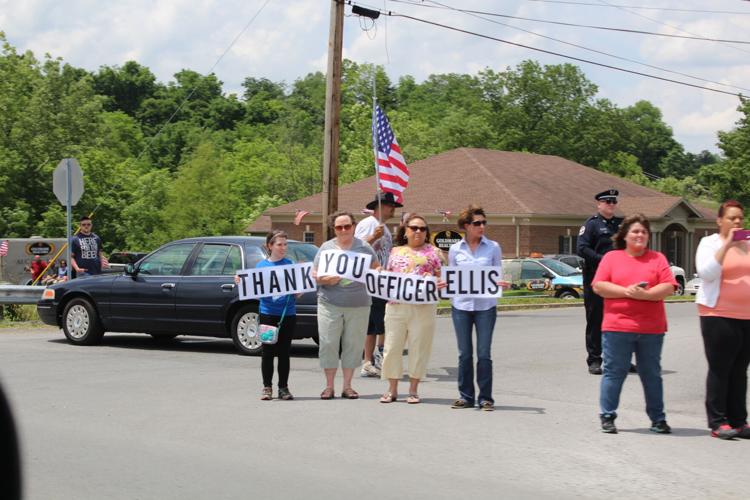 Funeral service and procession for Bardstown Police Ofc. Jason Ellis on May 30, 2013