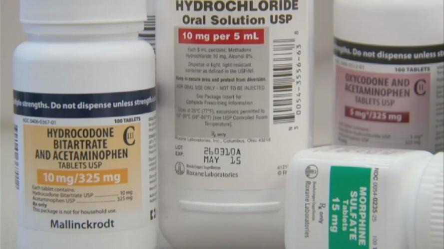 Opioids in bottles