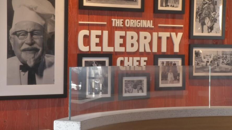 Photos of Col. Sanders at new KFC in Hikes Point