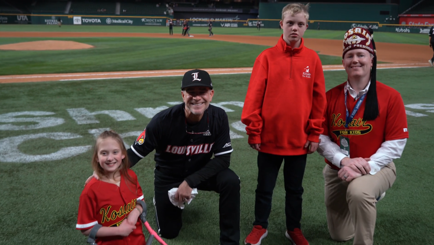 Kosair for Kids all star baseball first pitch Feb 2025