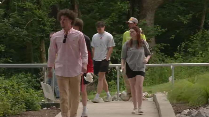 Vigil for Andre 'AJ' Edwards at Silver Creek in New Albany