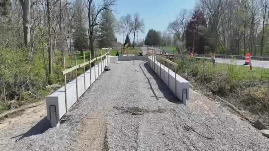 Pedestrian path in Floyd County Indiana near Kevin Hammersmith Park