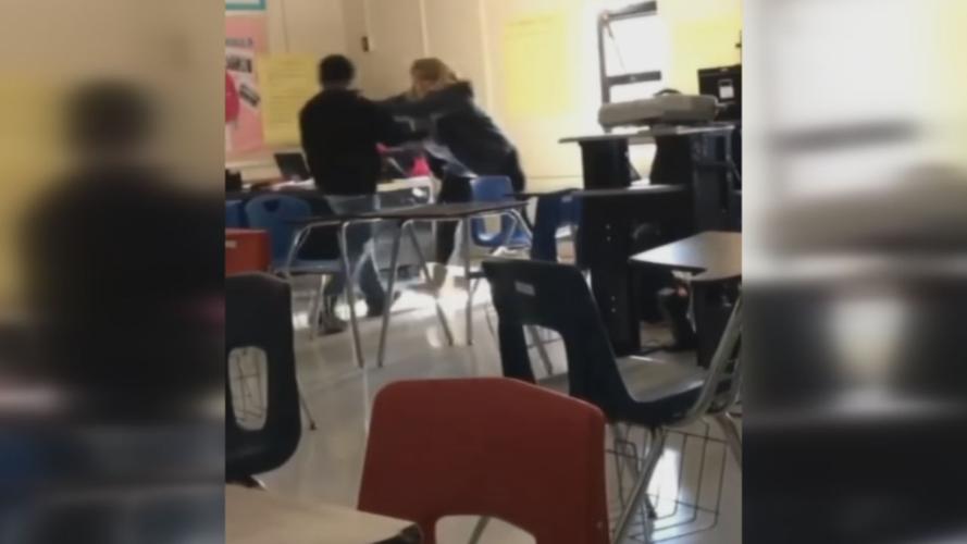 Fight at Iroquois High School
