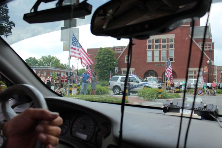 Funeral service and procession for Bardstown Police Ofc. Jason Ellis on May 30, 2013