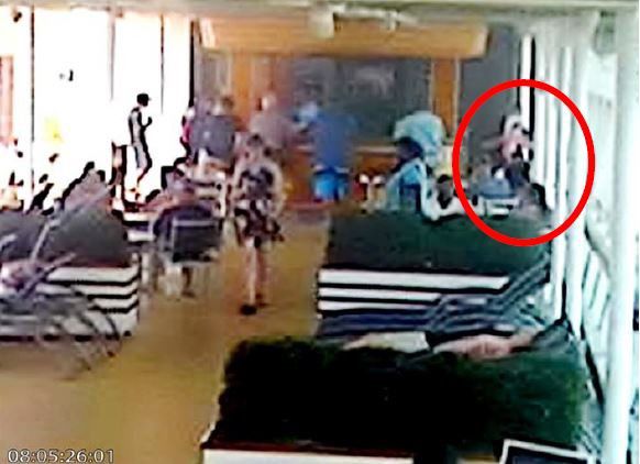 Surveillance video from Royal Caribbean cruise where Chloe Wiegand died