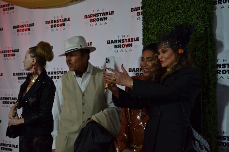 Tina Knowles takes selfie with Frances Gladney 5-3-24 Barnstable