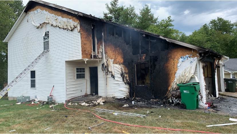 Fire at Princeton Drive in Elizabethtown (Aug. 13, 2019)