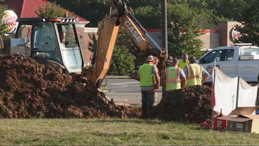 Mt. Washington water line break