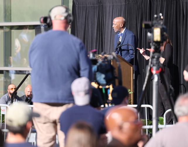 Dr. Muhammad Babar speaks at vigil.JPG