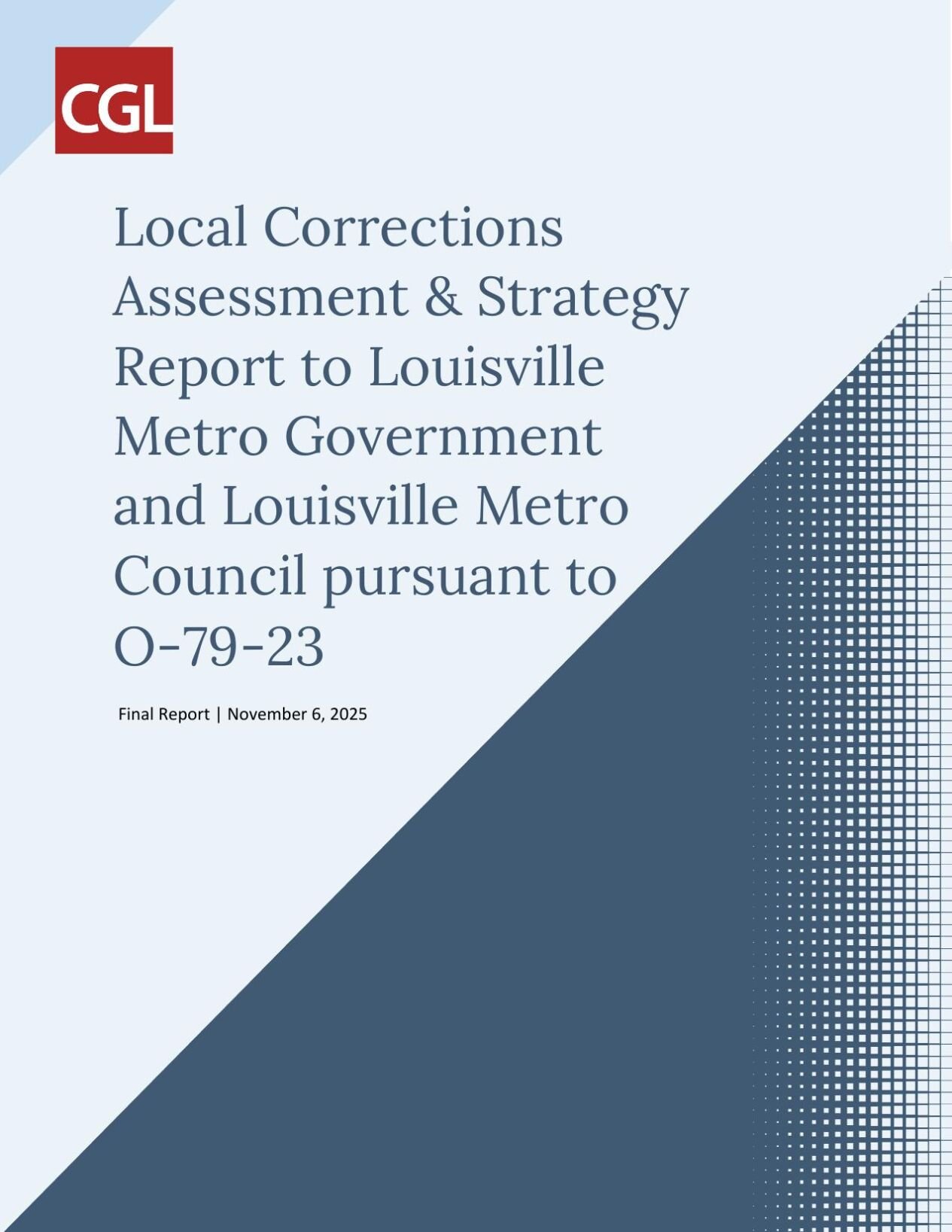 Louisville Jail Report