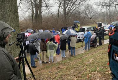 Federal workers rally at McConnell Lexington office