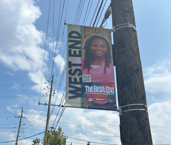 Heritage Canvas Project west end banners