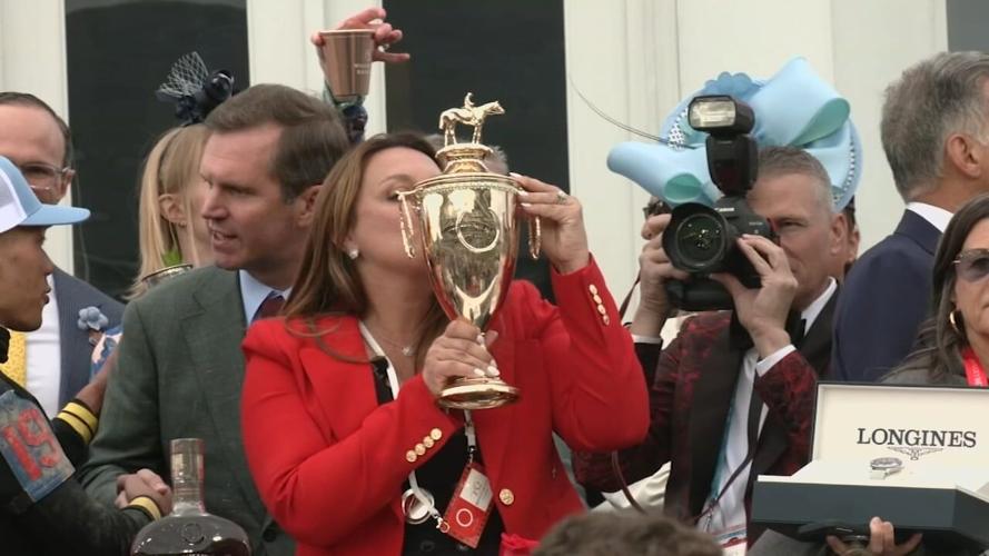 Cherie DeVaux did not ask the Kentucky Derby for history. She took it.