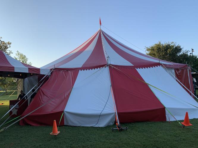 Venardos Circus Big Tent on Brown-Forman Lawn at Waterfront