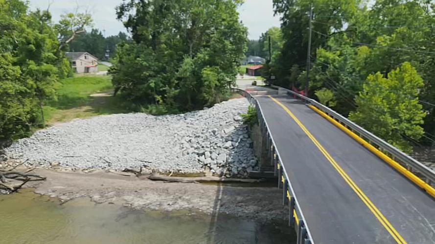 Blackiston Mill Road Bridge paving drone 7-22-25
