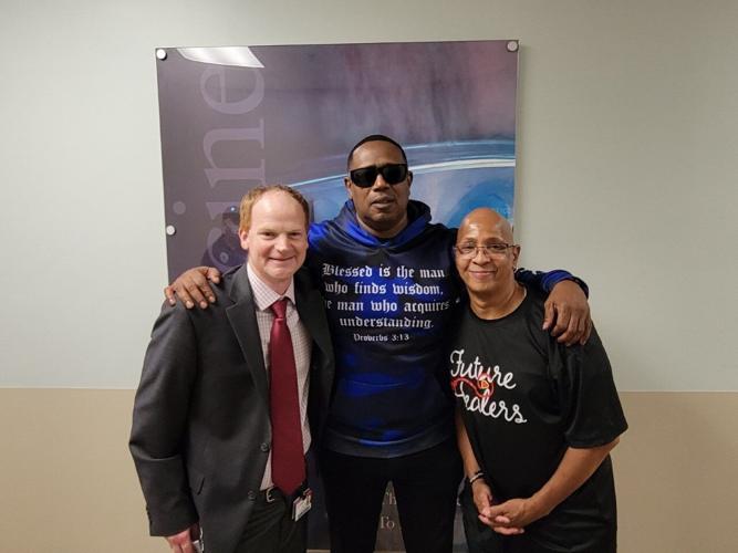 Master P with Dr. Keith Miller and Christopher 2X