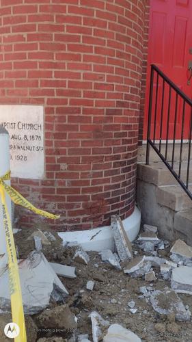 Zion Baptist Church crash scene