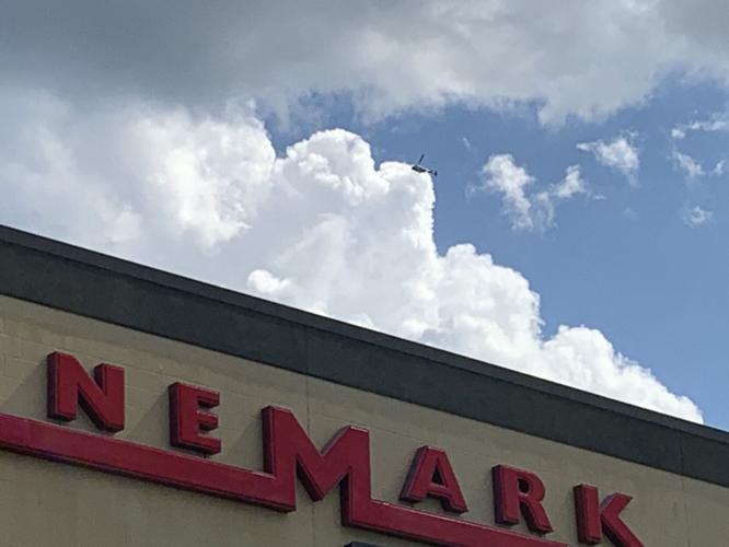 Helicopter above Mall