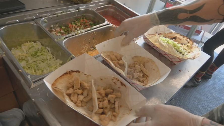 Ramiro's Cantina food truck in tornado-stricken Mayfield, Kentucky