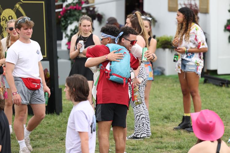 People are greeted at Forecastle.JPG