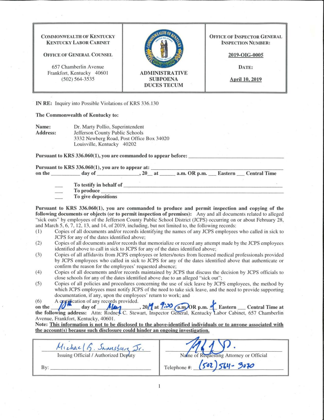 JCPS Labor Cabinet subpoena.pdf
