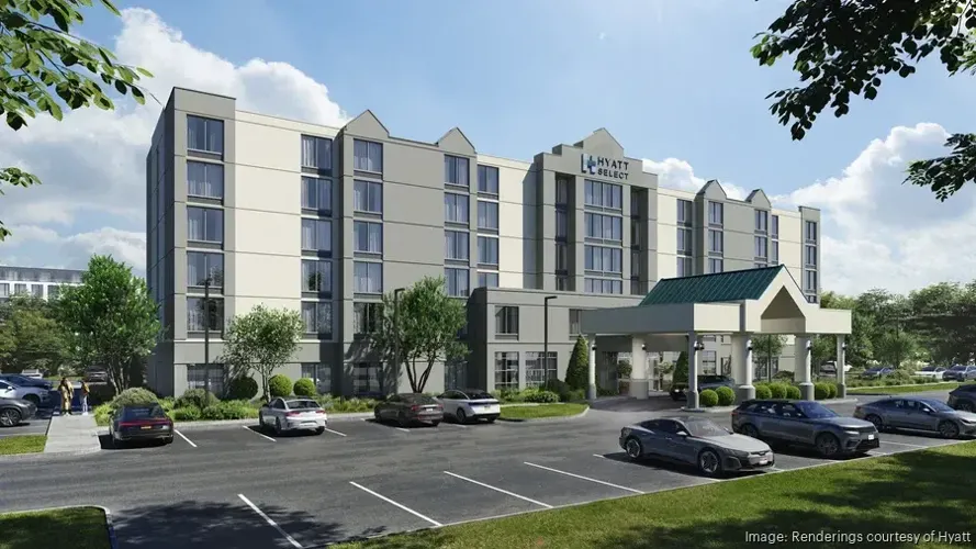 Rendering for new Hyatt hotel in Brooks, KY - 6.3.26
