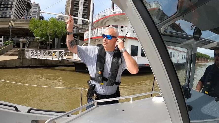 LMPD River Patrol on Ohio River, May 25, 2022