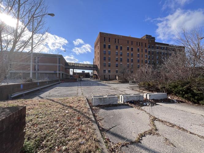 Urban Government Center with walkway