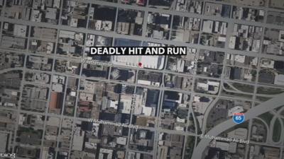 Map: Fatal hit and run on Jefferson Street