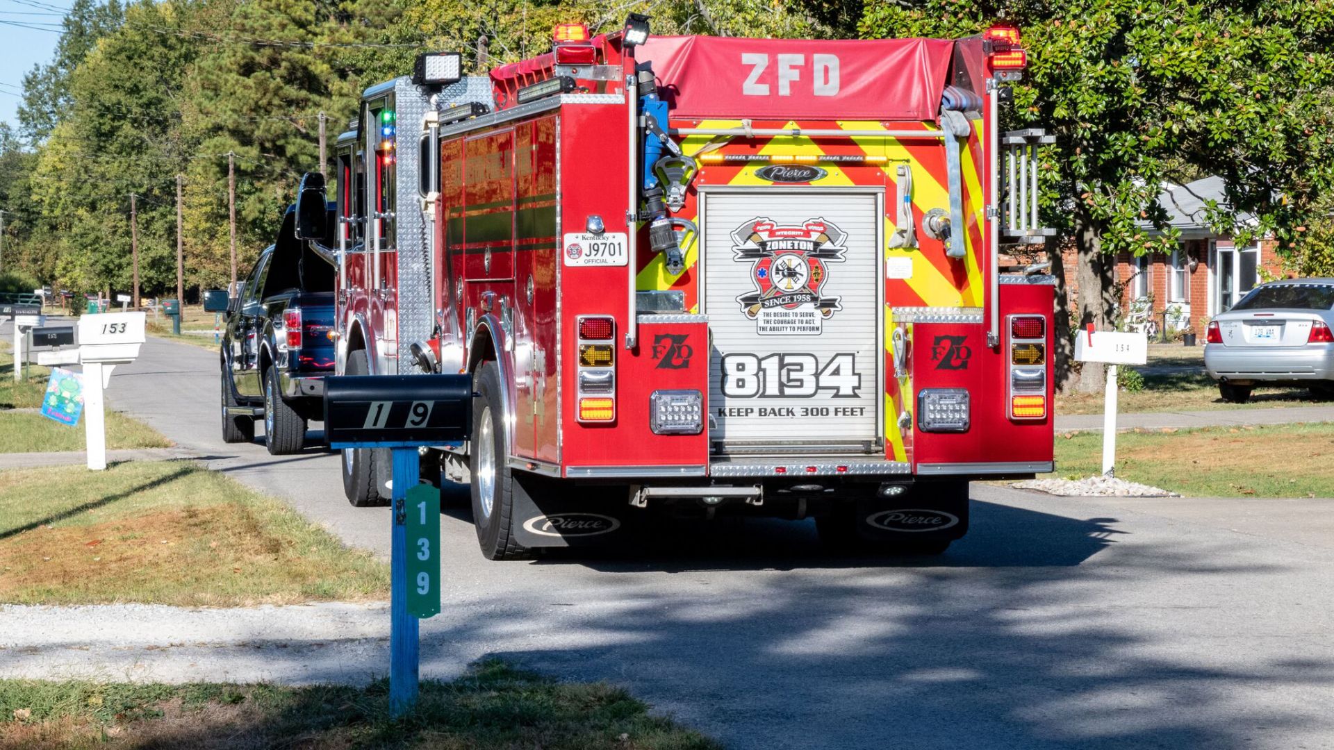 Zoneton Firefighters Post High-visibility Addresses At Homes To Aid ...